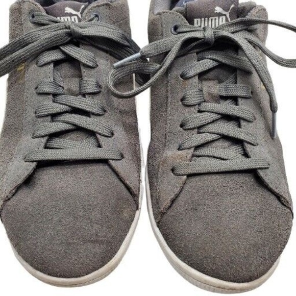 PUMA Suede Grey and White Womens-size US 10 - Picture 3 of 11